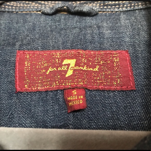 7 For All Mankind - Denim Shirt - Picture 3 of 3
